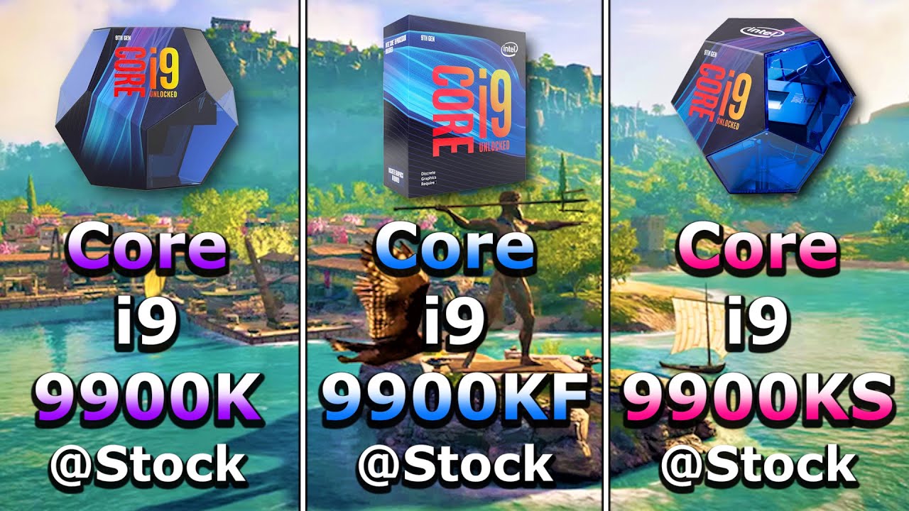 Core i9 9900K vs Core i9 9900KF vs Core i9 9900KS | PC Gameplay Benchmark  Test in 1080p and 1440p