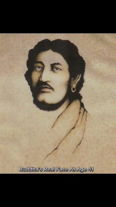 Gautama Buddha's real portrait at the age of 41 #buddharealface  #buddha #buddhaquotes