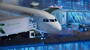 airplane-timelapse-blue hour nr.5