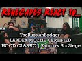 Renegades React to... @TheRussianBadger - LARDEX MOZZIE CERTIFIED HOOD CLASSIC | Rainbow Six Siege