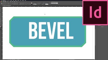 How to make a bevel corner of a square, rectangle, or frame in InDesign CC 2019