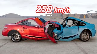 BMW vs MERCEDES 150 Km/H CRASH TEST - BeamNg Drive