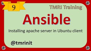 Ansible – 09 | Ansible Modules | Installing apache server in Ubuntu client