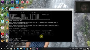 TUTORIAL MEMBUAT DATABASE PERPUSTAKAAN DI CMD