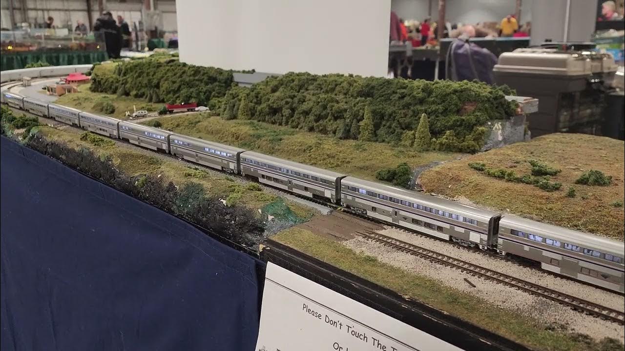 N scale amtrak auto train at timonium train show youtube