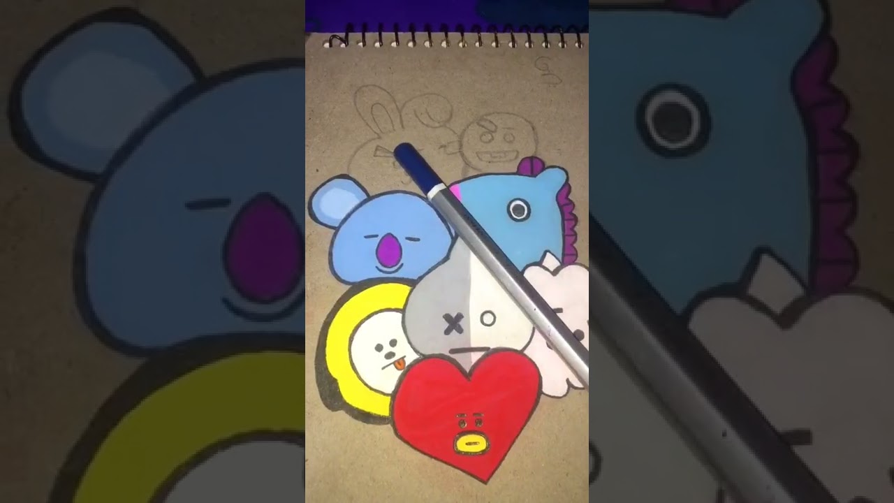 BT21 drawing 