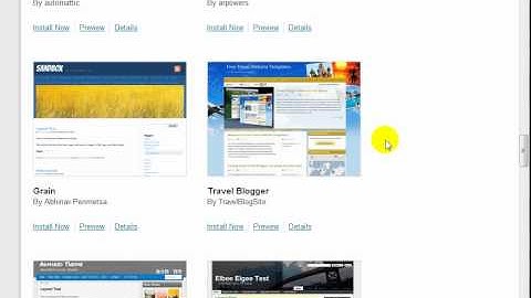 12-How to Install WordPress Themes Automatically- WordPress Tutorial v3.4