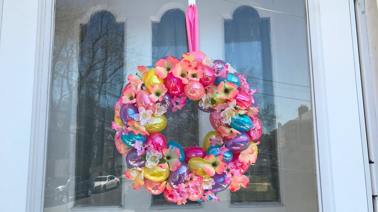 DIY Dollar Tree Easter Wreath - YouTube