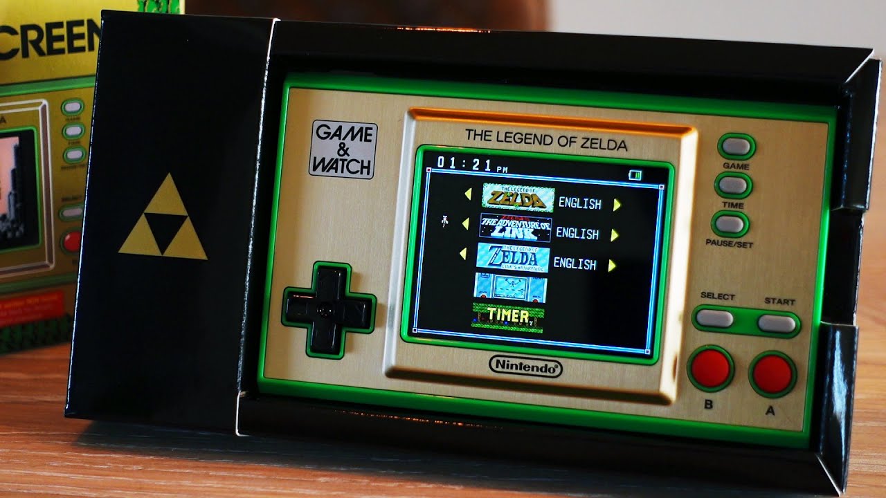 Game & Watch The Legend of Zelda Unboxing og første indtryk YouTube