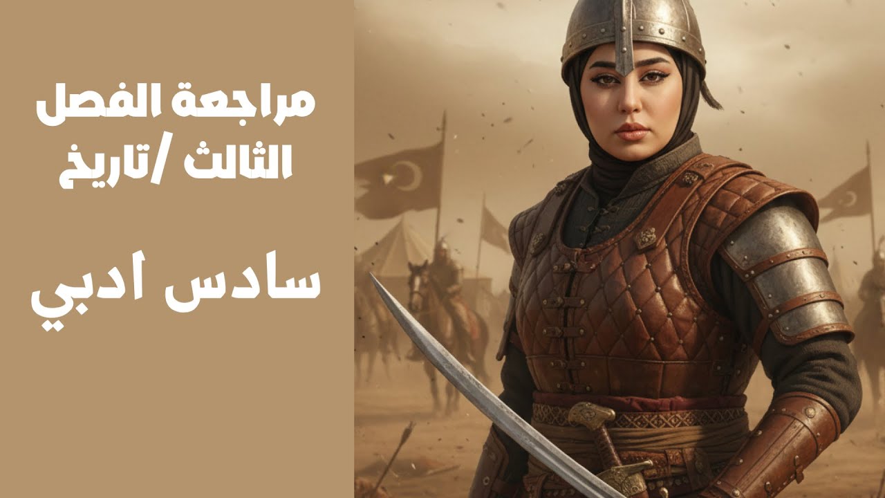 مراجعة اهم المعلومات ب الفصل الثالث/تاريخ/سادس ادبي