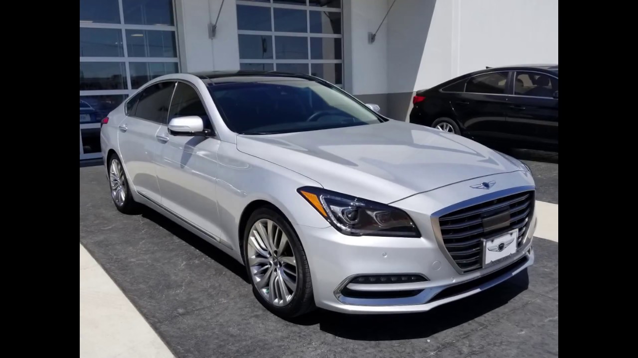 2018 Genesis G80 5.0 V8 Stock Exhaust Clips YouTube