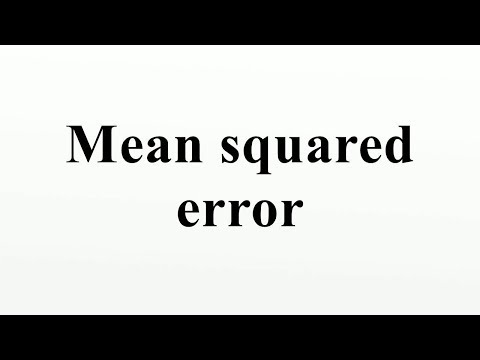 Calculate Mean squared error of Matrix (MSE) #1