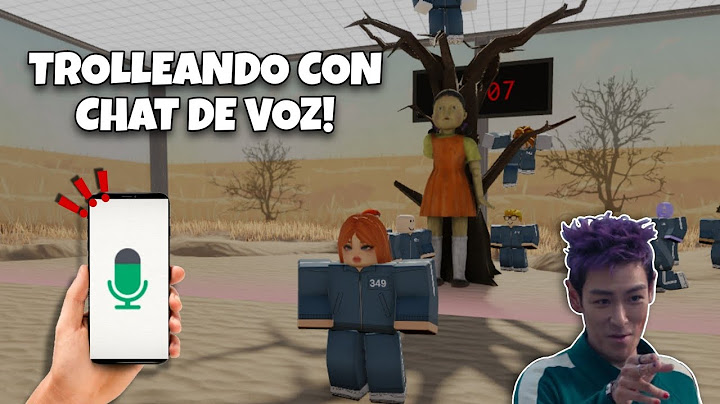 TROLLEANDO EN EL JUEGO DEL CALAMAR CON CHAT DE VOZ!! *ROBLOX*