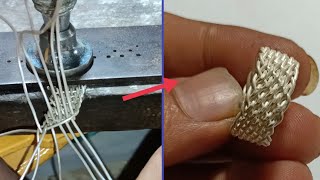 Silver Engagement Ring Making. Twisted Silver Ring Making Video. AR Jewellery।