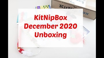 KitNipBox December 2020 Cat Subscription Box Unboxing + Coupon