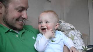 Baby Micah Laughing Hysterically at Daddy's Burp Noises by BruBearBaby 4,724,561 views 13 years ago 44 seconds