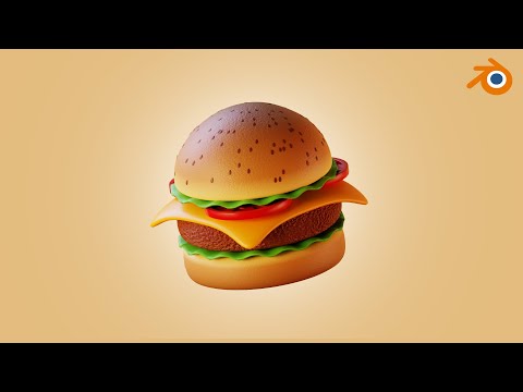 Видео: 🍔Красивый бургер в Blender за 30 минут!