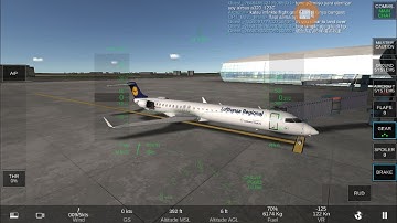[ RFS - Real Flight Simulator #6 ] Lufthansa Regional Bombardier CRJ900 Pushback and Engine Start