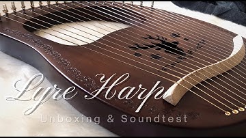STILLER LYRE HARP 19-STRINGS | UNBOXING AND SOUND TEST + GIVEAWAY ANNOUNCEMENT | JOY ABAD