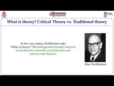 Critical theory: The Frankfurt school contributions of Max Horkheimer