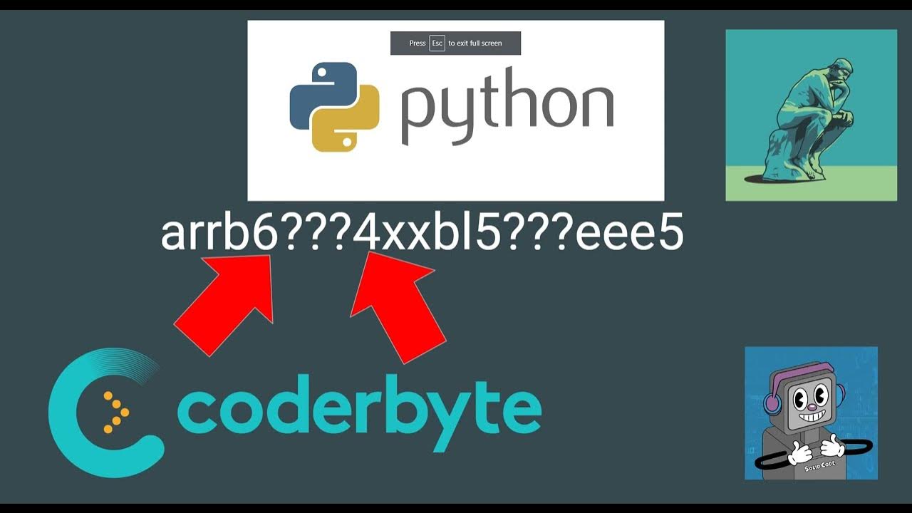 Reto de Programación : Buscador de simbolos con Python | Coderbyte ...