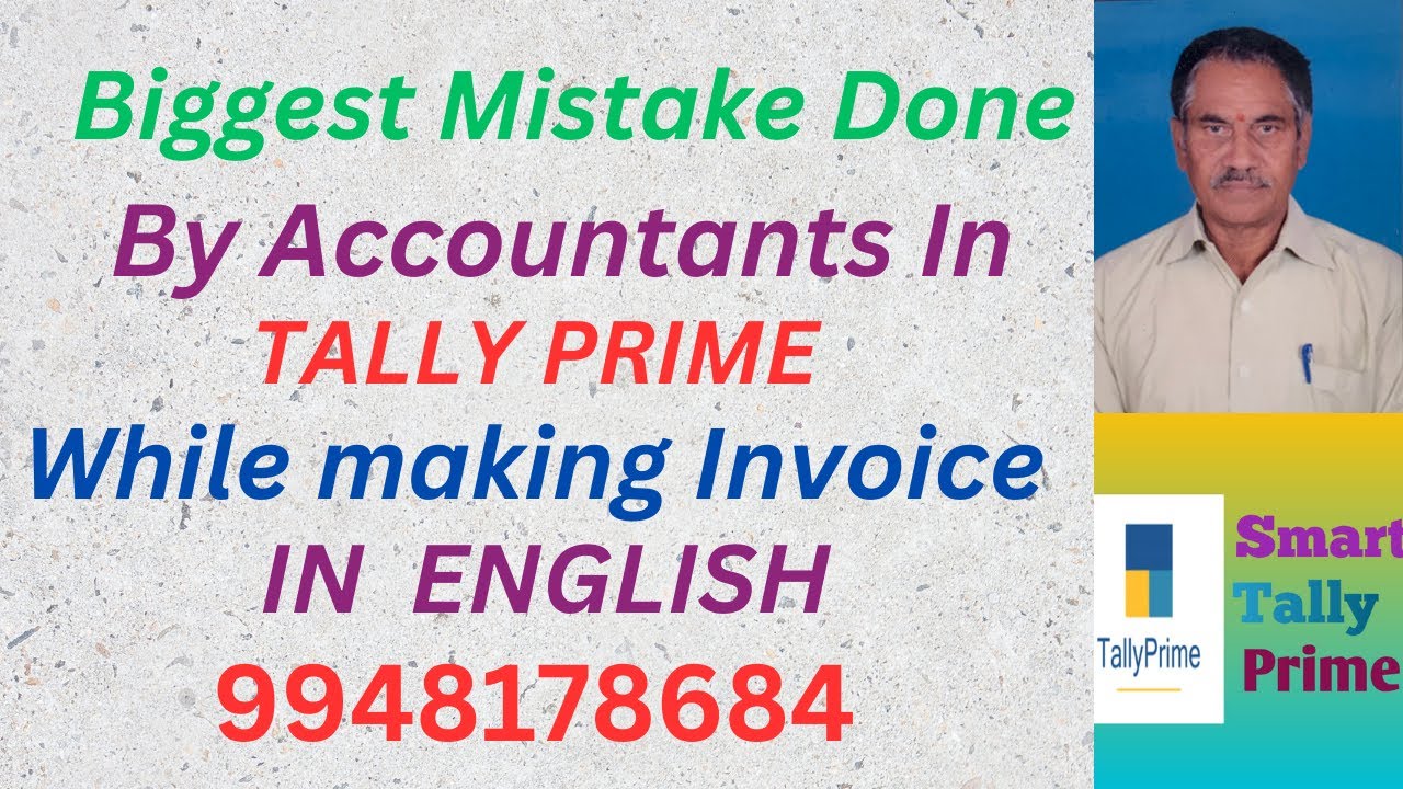 142. BIGGEST MISTAKE OF ACCOUNTANTS WHILE MAKING SALES INVOICE || ENGLISH || SMART TALLY PRIME