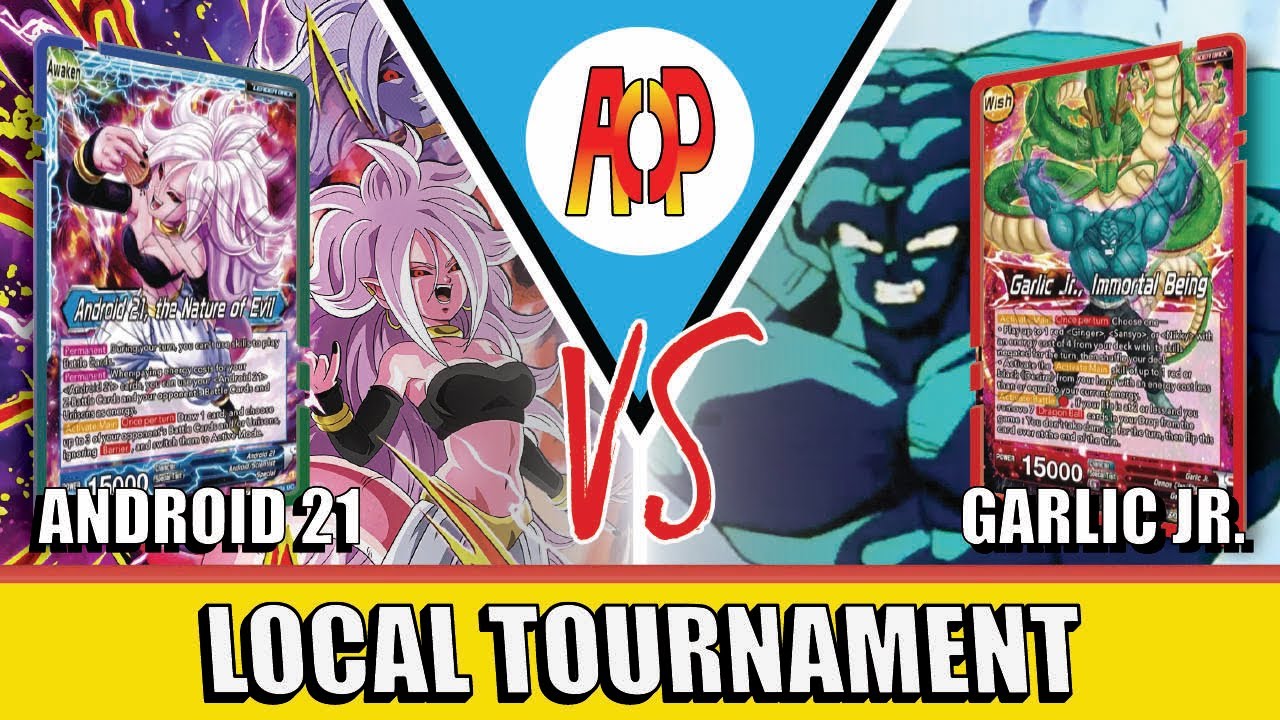 Android 21 (U/G) vs Garlic Jr. Wish (R) Gameplay DBS TCG YouTube