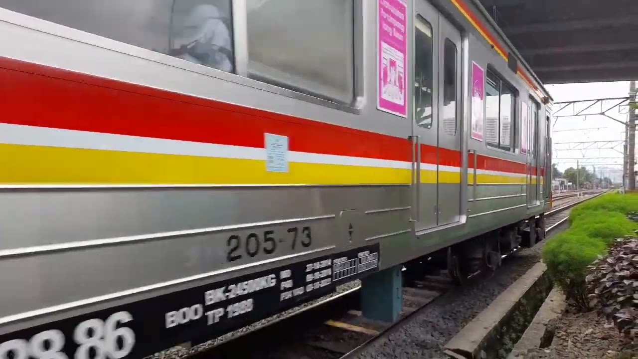 KRL TM 6006 & JR 205 - 73 | Depok Baru