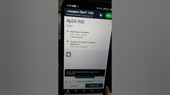 Maxim car bisa auto atau estafet juga orderannya