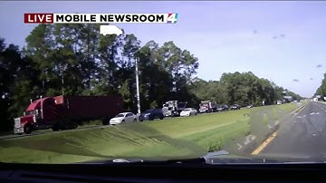 Traffic backed up after deadly crash at I-10