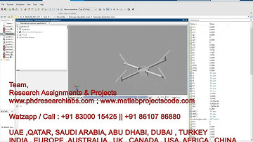 Quadrotor Simulink model imported from SolidWorks | Simscape | Quadrotor Animation | MATLAB