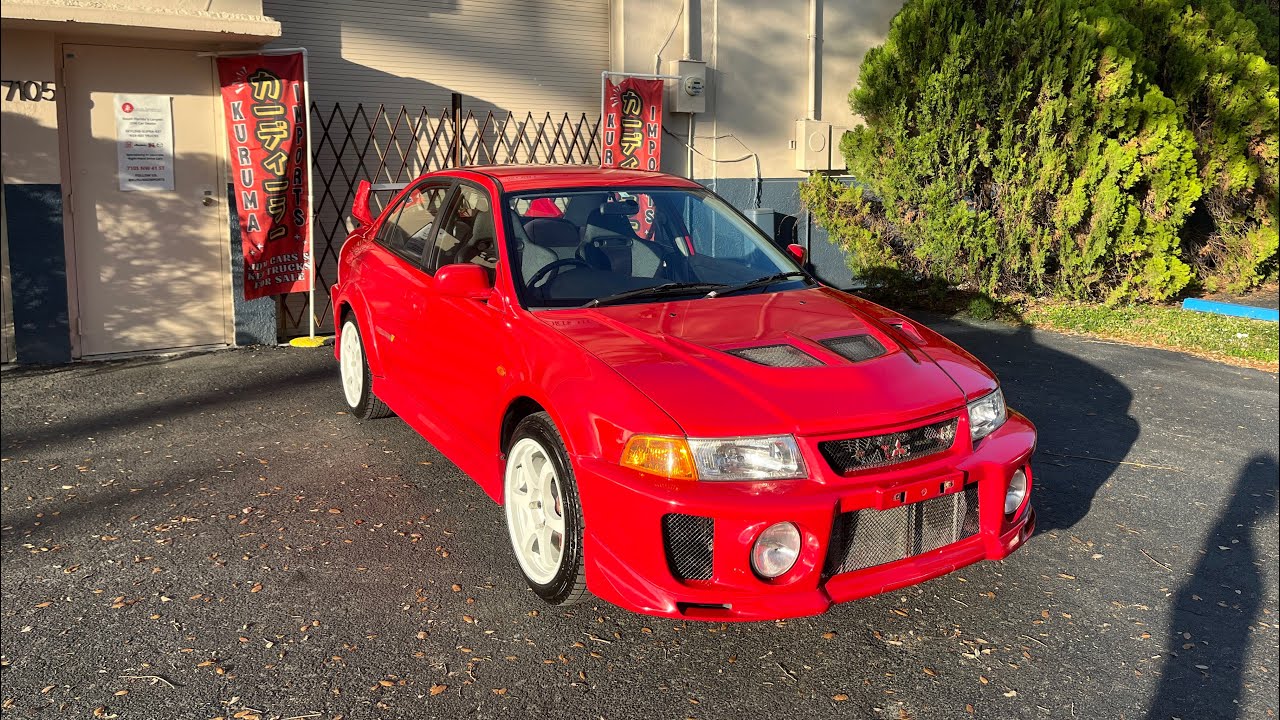 1998 Mitsubishi Lancer Evolution 5 V GSR CP9A Red - YouTube
