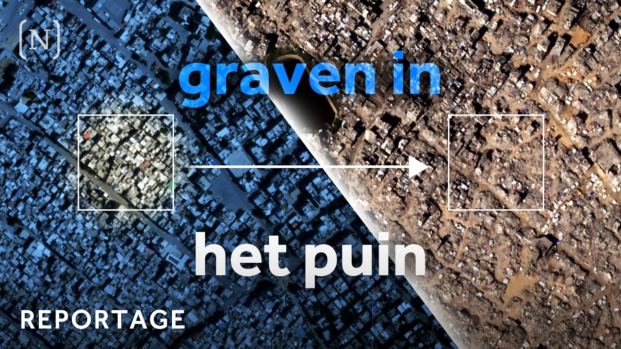 Op zoek naar de doden in Gaza