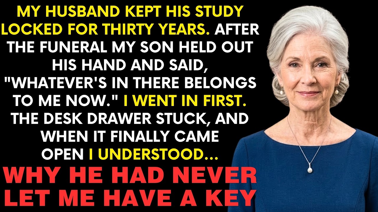 My husband was buried on a Saturday. Four days later, my son stood in the church hallway with his hand out, palm up, like he was asking for car keys. “Whatever’s in there belongs to me now,”...
