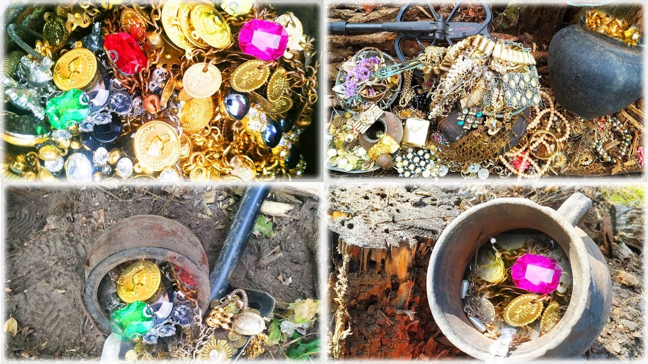 TREASURE OF GOLDEN COINS FOUND IN THE CLAY JUG! GREAT EARNINGS BY DIAMONDS!