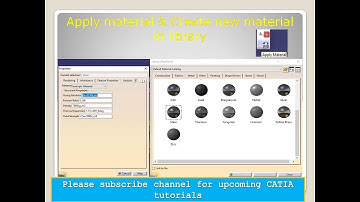 Applying material and add new material to standard library
