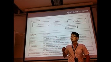 Software Architecture and Design - Quality Attributes Scenario