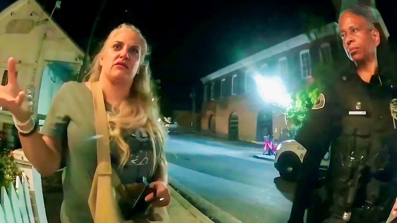 Wannabe Crackhead Karen with Mashed Potato Brain Butts Into Fight, Ends Up Fueling It Like Clown