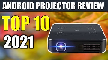 Top 10 Best Android Projector Reviews | WZATCO Wifi Portable Projector