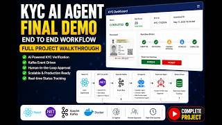 Practical Agentic AI (.NET) | KYC Workflow with React, Kafka, .NET &amp; Approval Flow