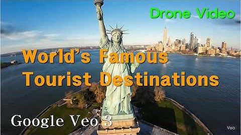 VEO 3 Drone Video of World