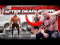 BLOODY MESS AFTER DEADLIFT PR WITH 335LB INSANELY HUGE 23 YEAR OLD BODYBUILDER!
