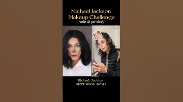 Michael Jackson Makeup Challenge💄❷ #michaeljackton #moonwalk #billiejean #michaeljackson #mj
