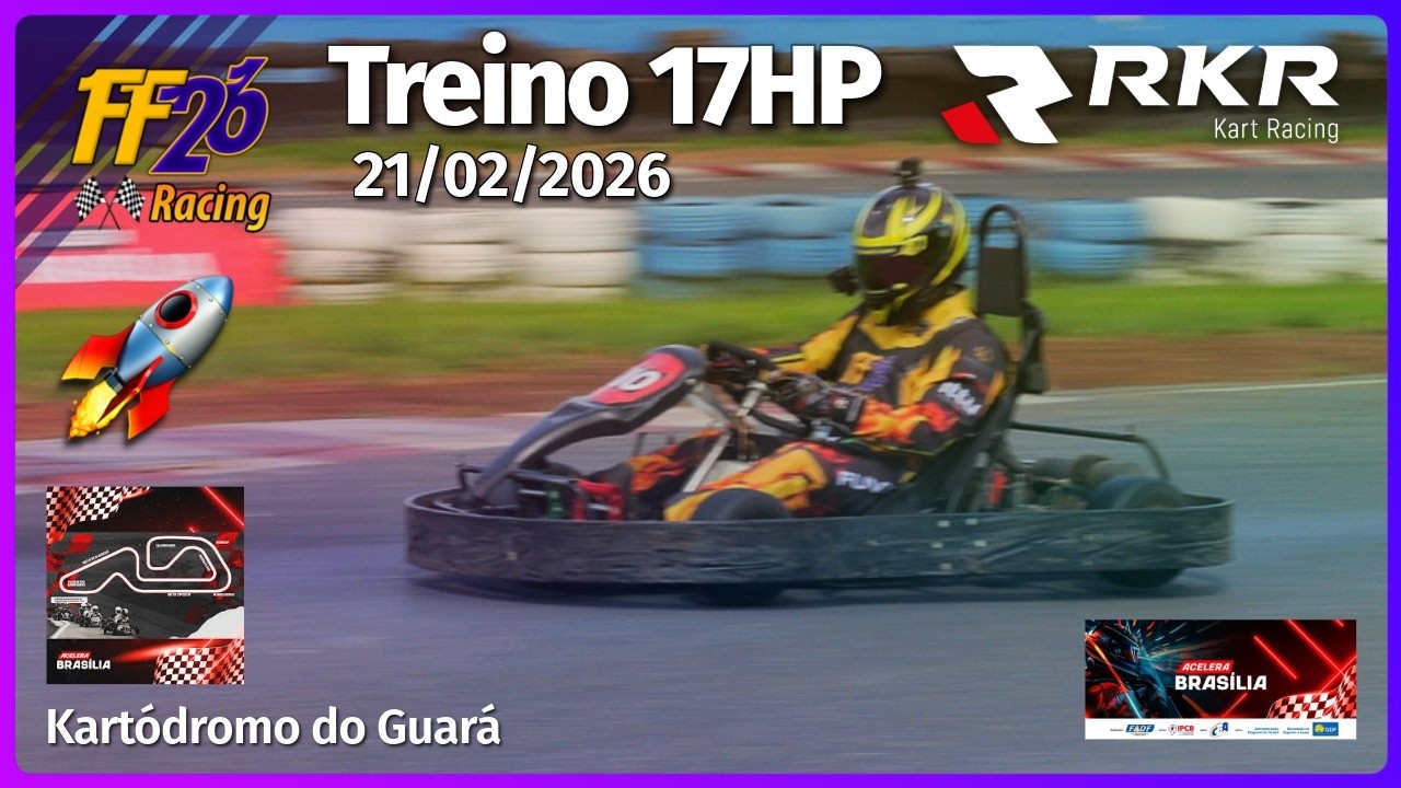 ⏱️ Treino RKR – Kart Rental 17hp no Guará 🚀
