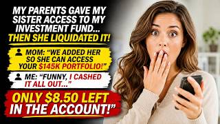 I'M A FORENSIC ACCOUNTANT. MY SISTER STILL DRAINED MY $145K ACCOUNT DOWN TO $8.50