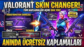VALORANT'TA TÜM SKİNLERİ BEDAVA YAPMAK? 🤑 VALORANNT SKIN CHANGER (BAN RISKI YOK?)