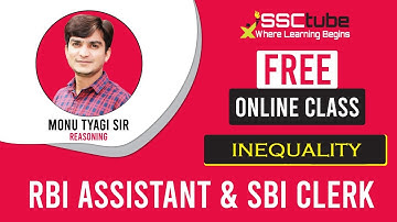 🔴 Inequality | Session 02 | Reasoning | RBI & SBI Special | Monu Tyagi Sir