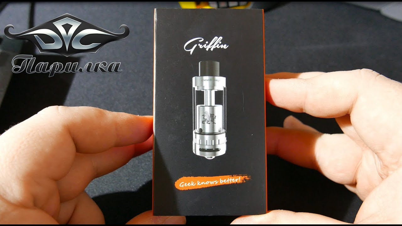 [4K] GeekVape Griffin RTA. Первый взгляд. Unboxing. Vape|Vaping|Парение.