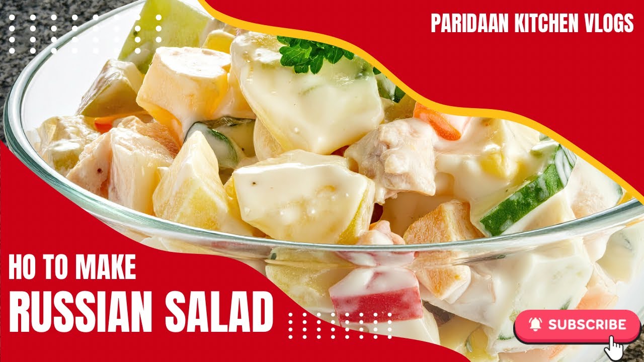 Creamy Russian Salad by Paridaan Kitchen | Eid & Dawat Special |How to Make Russian Salad at Home 