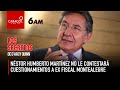 Néstor Humberto Martínez no le contestará cuestionamientos a ex fiscal Montealegre | Caracol Radio